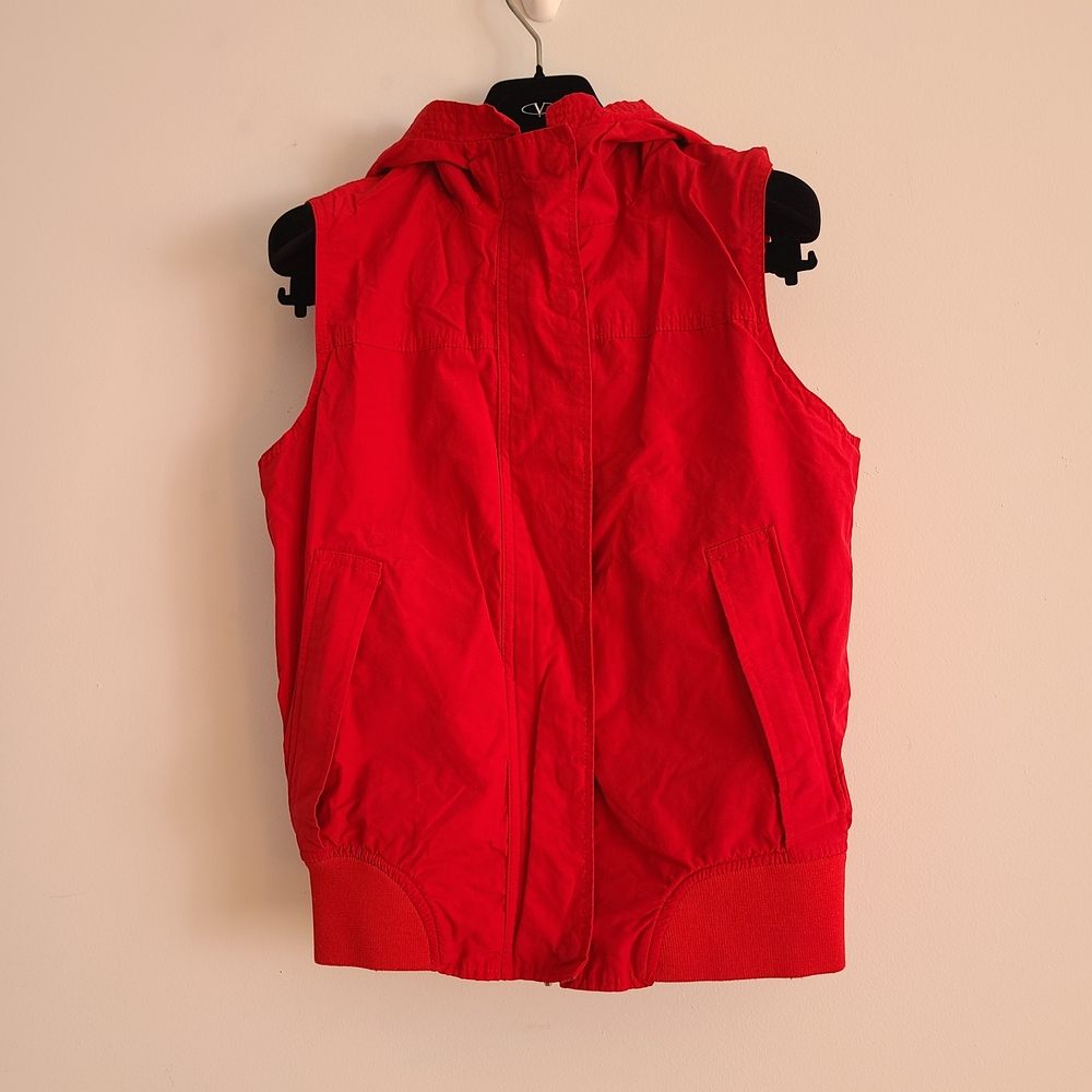 Censured Red Women Vest Size S Italian Design Y2K